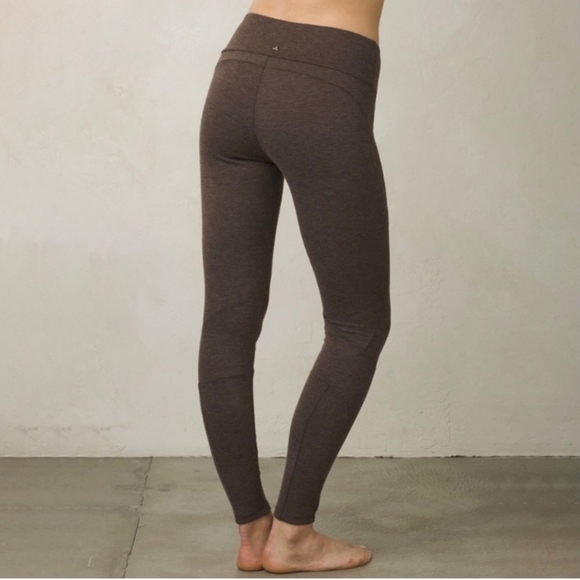 Prana Brown Moto Knit Skinny Leggings Medium - Picture 4 of 12